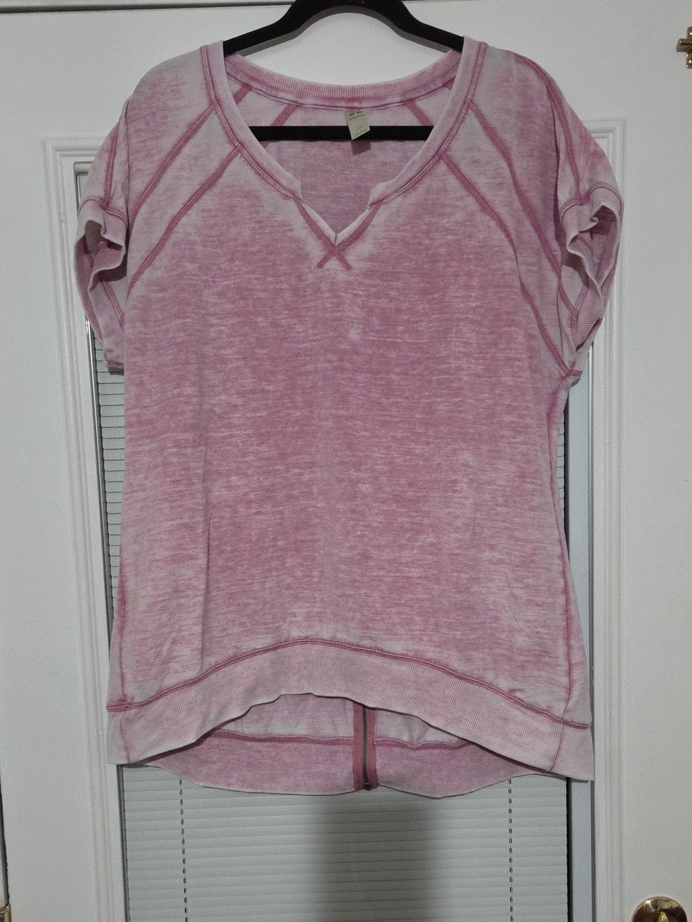 Soft Pink Women's Short-Sleeve Pullover Top